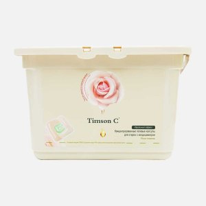 Капсулы Тимсон д/стирки с ароматом Роза-помело 20шт 300г