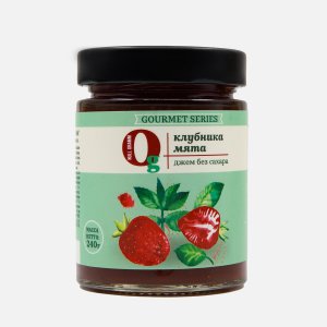 Джем Ноль грамм Клубника-Мята ст/б 240г