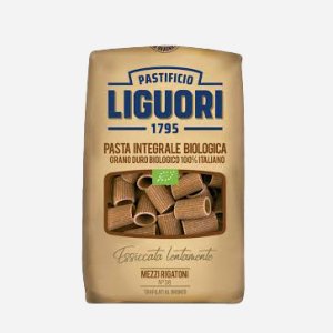 Мак. изд. Лигуори Мецци Ригатони Органик цельнозерн пшен 500г