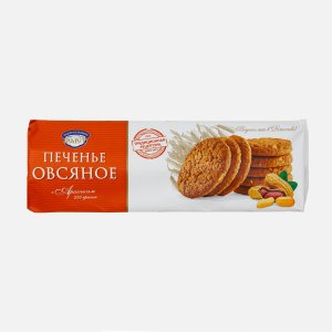 Печенье Полет Овсяное с арахисом 250г