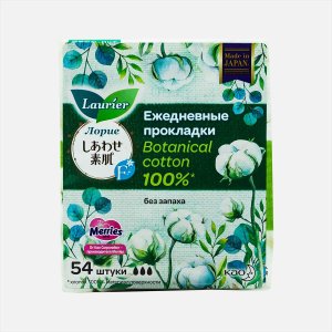 Прокладки Лорие Ботаникал Коттон ежедн 54шт