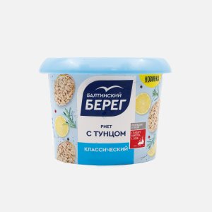 Риет Балтийский берег с тунцом и минтаем классический 150г