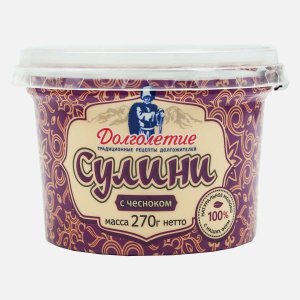 Продукт к/м Долголетие Соус Сулини с чесноком 6-8% пл/уп 270г
