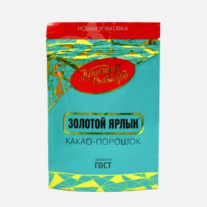 Какао-порошок Красный Октябрь Золотой ярлык м/у 90г