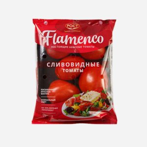 Томаты Фламенко сливовидные крас лоток 450г