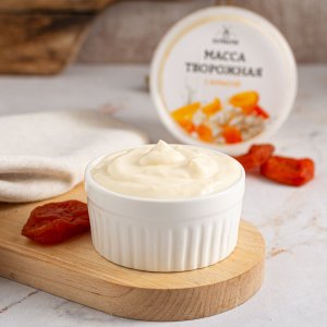 Творожная масса Особая 23% с курагой Наша Сыроварня вес
