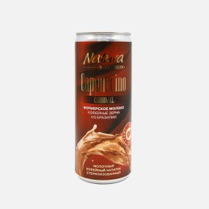 Напиток Натура Селекшн Каппучино Карамель 2.6% ж/б 220мл