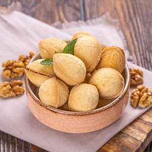 Орешки со сгущенкой и грецким орехом вес
