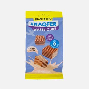 Вафли Снэк Фабрик со сливочной начинкой без глютена 100г