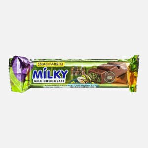 Шоколад Снэк Фабрик с фисташковой пастой и хрустящим тестом молоч 34г