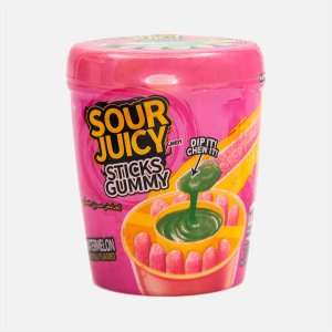 Палочки Саур Джуси Стикс Гамми кислые с конфетами 60г