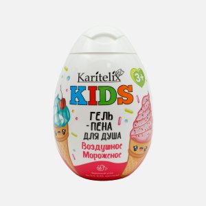Гель-пена д/душа Карителикс Кидс Воздушное мороженое 370мл