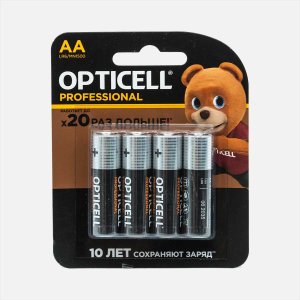 Батарейки Оптиселл Профешнел AA 4шт MP 1,5*8,4*11,2см