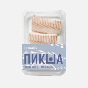 Пикша Бореалис филе спинка без кожи без костей с/м в/у 400г
