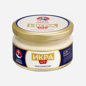 Икра Санта Бремор №1 классическая деликатесная ст/б 180г