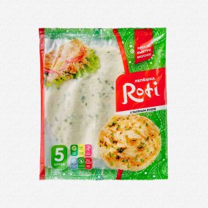 Лепешки Роти с зеленым луком с/м 5шт 450г