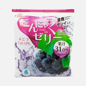 Желе Юкигуни Конняку с нат соком виноград+коллаген 96г