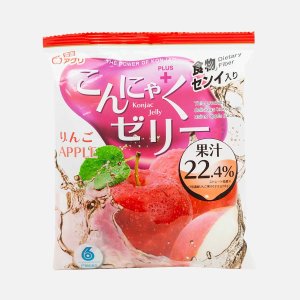 Желе Юкигуни Конняку с нат соком яблоко+коллаген 96г