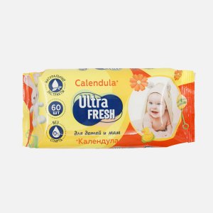 Салфетки Ультра Фреш влаж д/детей/мам с календулой 60шт