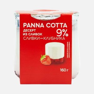 Продукт мол Коломенский Панна Котта Десерт из сливок Сливки-Клубн 160г