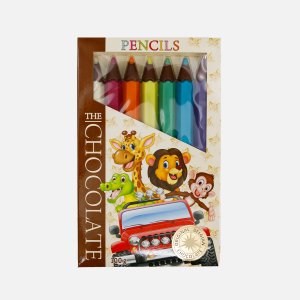 Шоколад Шоколейт Разноцветные карандаши энималс 100г