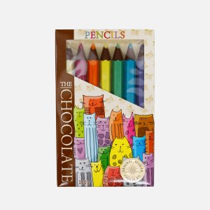 Шоколад Шоколейт Разноцветные карандаши кэтс 100г