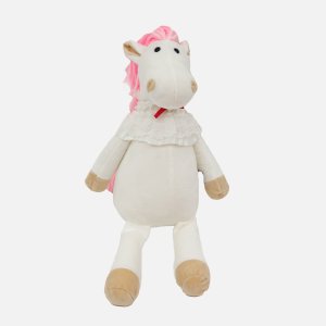 Игрушка мягк МаксиТойз Лошадка Пинки с Воротничком 27см