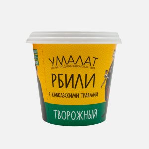 Сыр Умалат Рбили творожный с травами 60% пл/ст 130г