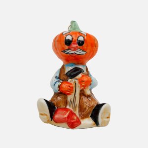 Украшение елоч Лефортовский фарфор Кум Тыква фарфор 6,5х7х10см