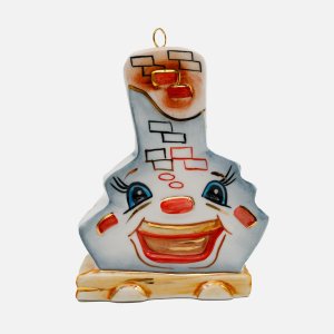 Украшение елоч Лефортовский фарфор Печка большая фарфор 5х8х10,5см