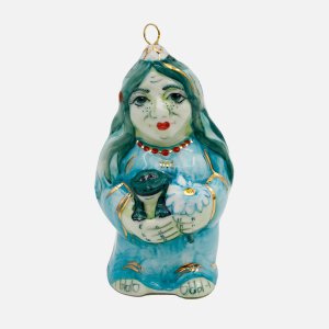 Украшение елоч Лефортовский фарфор Кикимора фарфор 6,2х6х10см