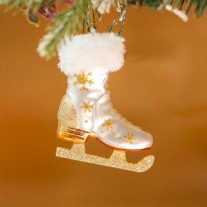 Украш елочХолидейКлассикКонек фигур Зимнее барокко шамп стек8,5х4,5х10