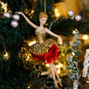 Украш елочХолидейКлассик Балерина Спартак полистоун 9х6,5х18см 248085