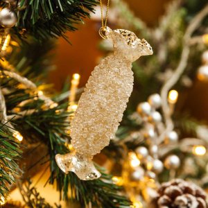 Украшен елочХолидей Классик Конфета Марципан шампань винтаж стек 3х3х12