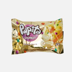 Пончик Солен Папита шок с банан начин/цвет драже 40г