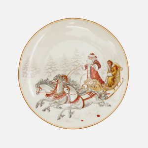 Тарелка Лефард Морозко закусочная 20,5м фарфор 85-2036