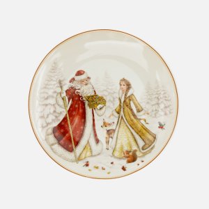 Тарелка Лефард Морозко закусочная 20,5м фарфор 85-2038