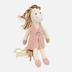 Игрушка мягк Оранж Тойз Лошадка Зефирка 26х8,5х9см искуственный