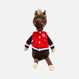 Игрушка мягк Оранж Тойз Конь-Огонь 38х18х20см искуственный мех