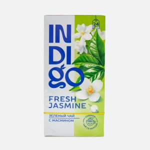 Чай Индиго Фреш жасмин зеленый 24пак 38,4г
