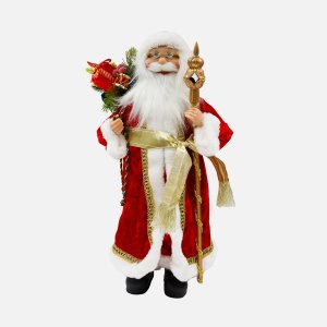 Игрушка интерная Дед Мороз L24 W15 H45см текстиль