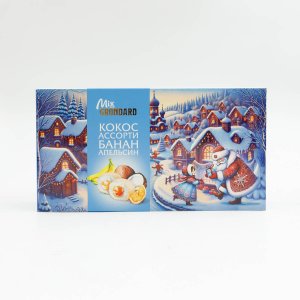 Набор конфет Грондар Ассорти банан/апельсин 126г