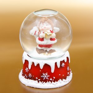 Фигурка декор в стек шаре Ангел D6см L7 W7 H9см полимер