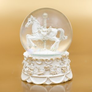 Фигурка декор в стек шаре Лошадка D6,5см L6,5 W6,5 H9см полимер