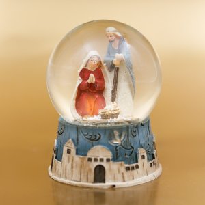 Фигурка декор в стек шаре Рождество D6,5см L6,5 W6,5 H8,5см полимер