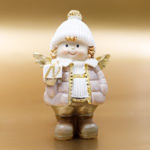 Фигурка декоративная Ангел L9 W5,5 H14см полимер