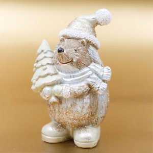 Фигурка декоративная Ежик L6,5 W6,5 H12см полимер