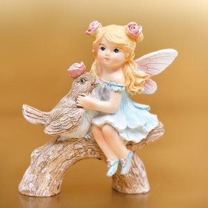 Фигурка декоративная Фея L7 W4 H8см полимер