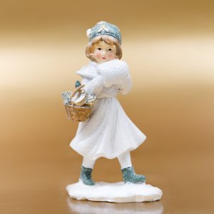 Фигурка декоративная Девочка L7 W4 H11,5см полимер