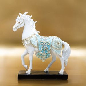 Фигурка декоративная Лошадь L25 W7 H31см полимер